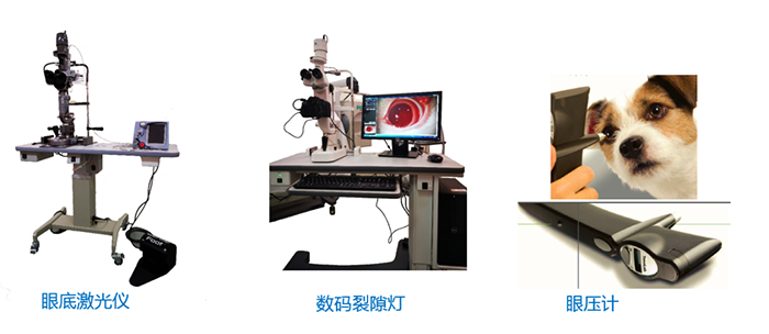 眼底激光仪、数码裂隙灯、眼压计