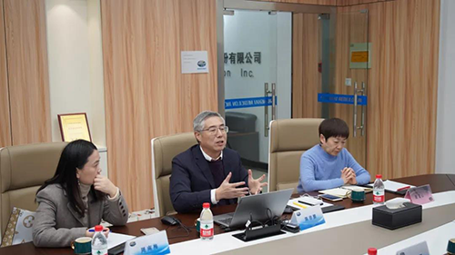 富联娱乐生物医药创始人&CEO陈春麟博士，药效部执行主任董文心博士，公司事务部总监周南梅等